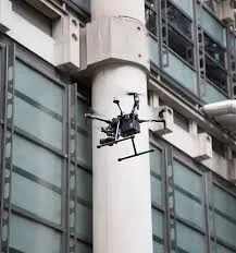 Inspection technique de façade de bâtiment par drone
