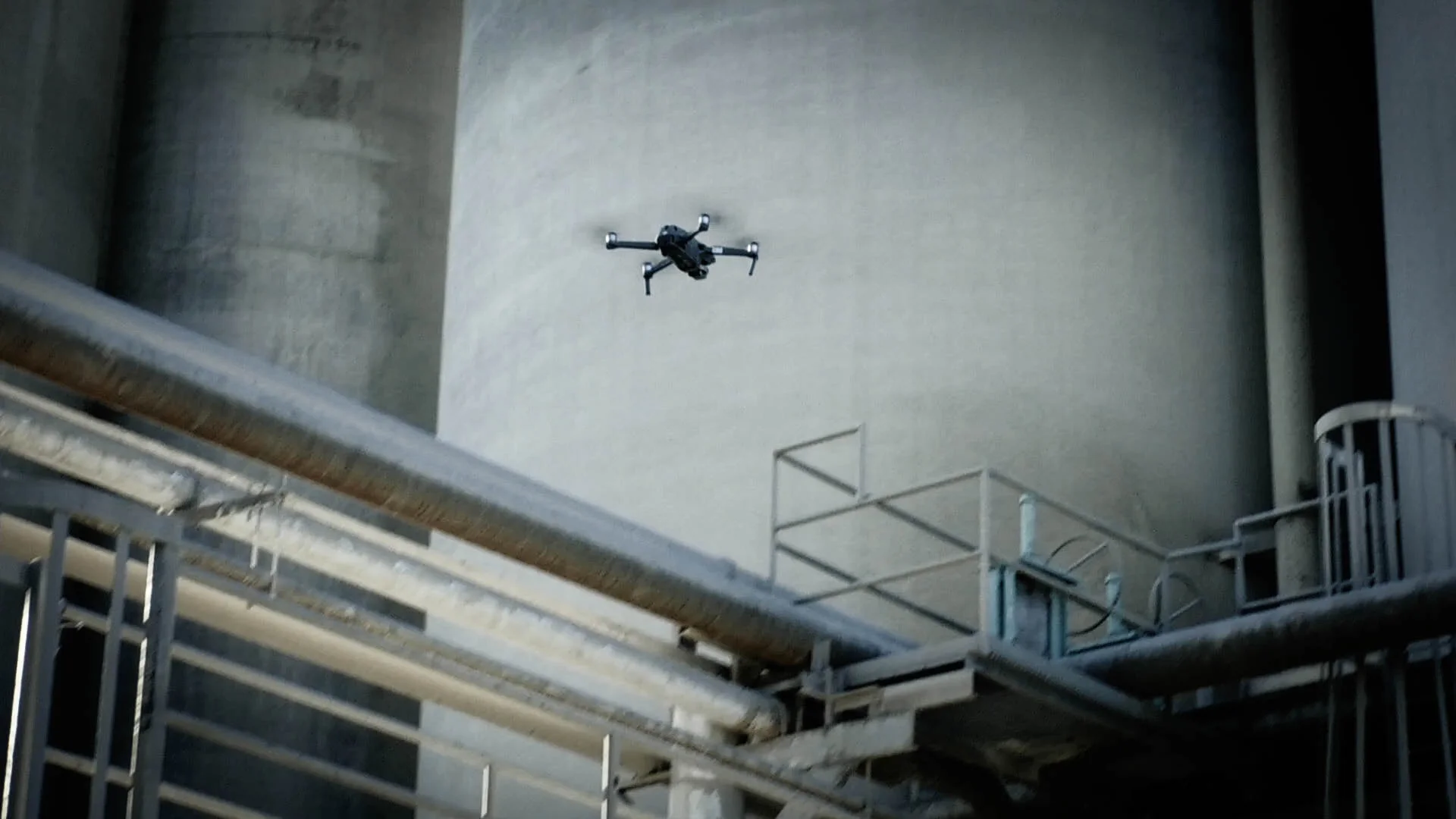 Inspection technique par drone d’une structure industrielle
